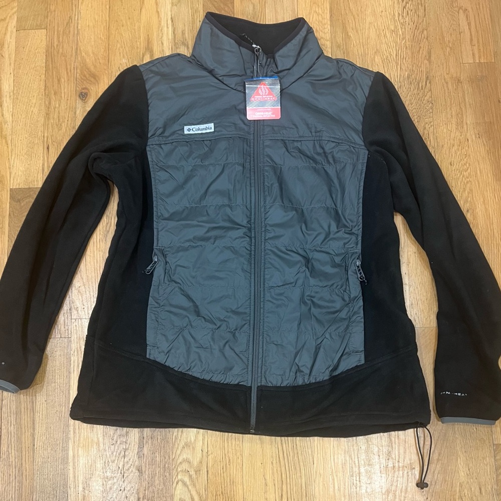 Columbia Women's Basin Butte Black and Gray Jacket New With Tags